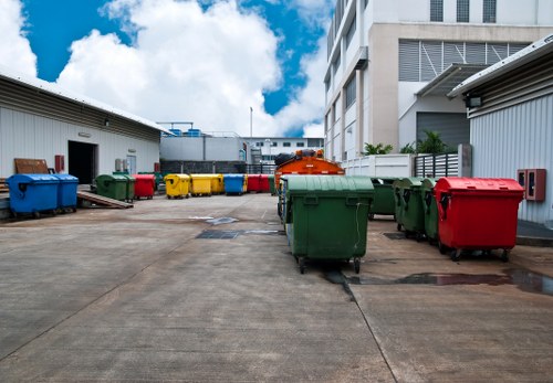 Professional team clearing office space in Queenspark