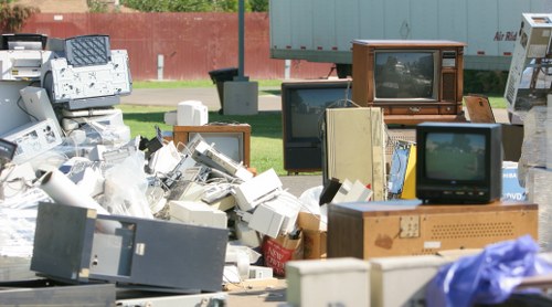 Donated furniture ready for pickup in Queenspark